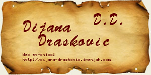 Dijana Drašković vizit kartica